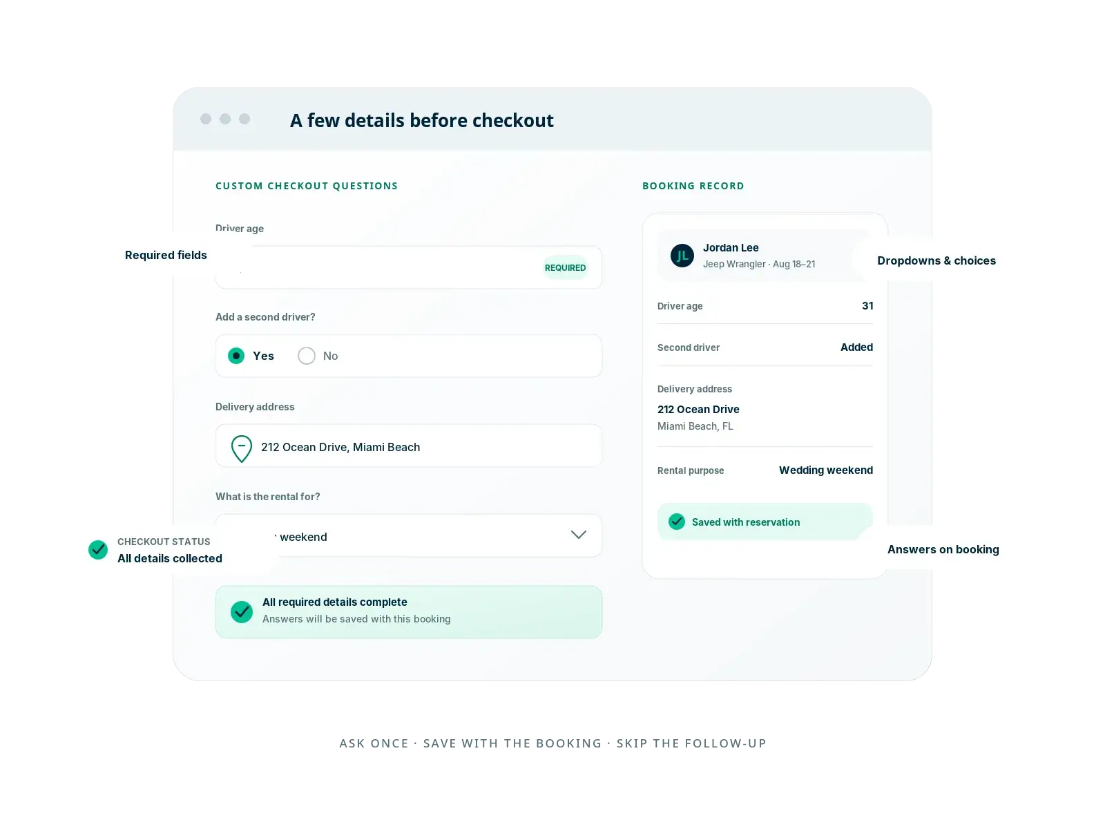 Custom checkout fields on checkout page