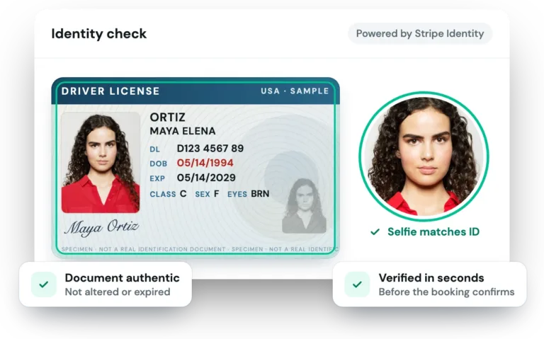 Renter identity check
