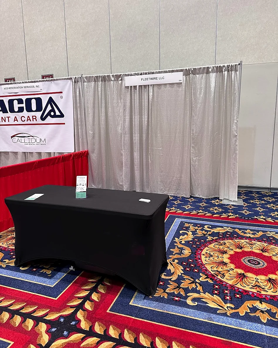 Empty booth 206 before setup