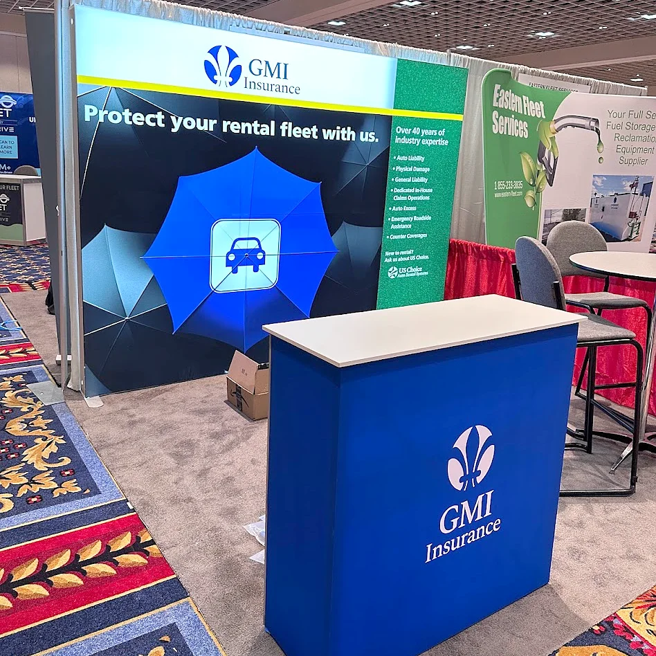 GMI Insurance booth: Protect your rental fleet with us